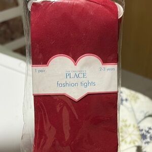 The Children's Place Vibrant Red Tights